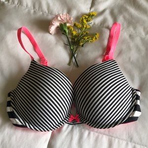 VS Plunge Bra Stripes